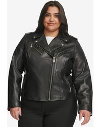 Wilsons Leather - Plus Size Madeline Asymmetrical Leather Jacket - Lyst