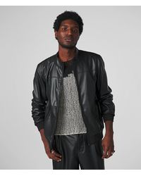 Wilsons Leather - Faux Leather Bomber - Lyst