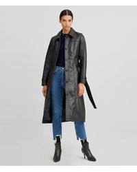 Wilsons Leather - Natasha Belted Leather Trench - Lyst