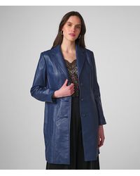 Wilsons Leather - Nora Button Down Lamb Trench - Lyst