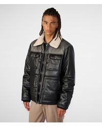 Wilson leather deals puffer jackets