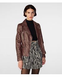 Wilsons Leather - Marissa Moto Jacket Asymmetric - Lyst