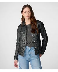 Wilsons Leather - Addison Leather Denim Jacket - Lyst
