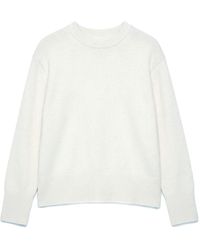 Zenzee - Neutrals Cashmere Crewneck Sweater - Lyst
