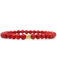 Shar Oke - Coral & 24K Pure Bracelet - Lyst