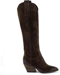 Keith Scarrott Shoes - Astroni Suede Cowboy Boot - Lyst