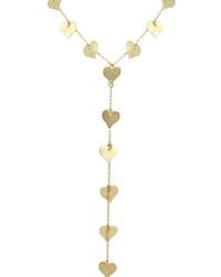 Marcia Moran - Lainey Heart Lariat Necklace - Lyst