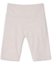 On/Off Essentials - Neutrals Bamboo Biker Shorts - Lyst