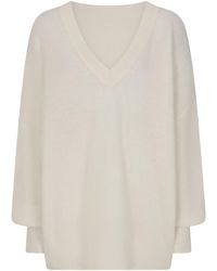 Loop Cashmere - Relaxed Lofty V Neck Sweater - Lyst