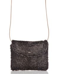 Owen Barry - Sheepskin Crossbody Clutch Hurricane - Lyst