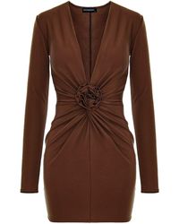 ROSERRY - Mallorca Mini Dress With Fixed Rosette Detail - Lyst