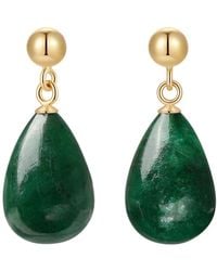 Katy Faye - May Emerald Earrings - Lyst