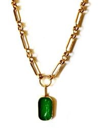 Persia Dona Jewelry - Aphrodite Intaglio Enamel Necklace - Lyst