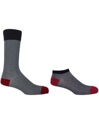 Peper Harow - Made in England - Lux Taylor Luxury Crew & Trainer Socks Bundle - Lyst