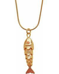 Smilla Brav - Necklace Lucky Fish - Lyst