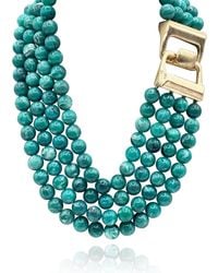 Michael Nash Jewelry - Irena Four Strand Resin Bead Nesting Necklace - Lyst