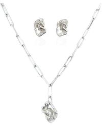 Bio-Trimmings - Carrara Necklace & Earrings Set - Lyst