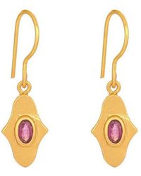 Opium Jewels - Birthstone Hamsa Drops - Lyst