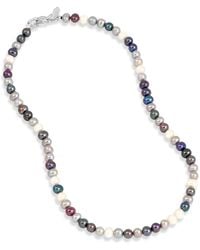 Dower & Hall - Mixed Freshwater Luna Pearl Necklace - Lyst