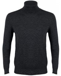 DAVID WEJ - Dixon Light Wool Roll Neck Jumper – - Lyst