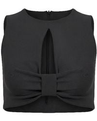 Maan Istanbul - Detailed Chest Back Zippered Bustier - Lyst