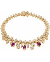 LÁTELITA London - Duchess Ruby Tennis Bracelet - Lyst