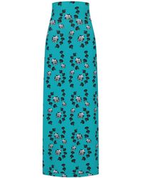 Sophie Cameron Davies - Floral Maxi Jersey Skirt - Lyst