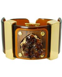Gissa Bicalho - Handmade Acrylic Bracelet Slope Citrine Amber - Lyst