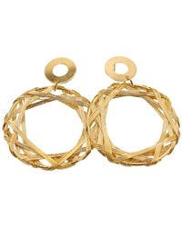 Nart Nature Making Art - The Wheel Hand Twisted Wire Earrings - Lyst