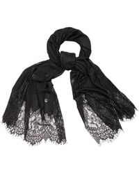 Saachi - Luminous Lace Shimmer Scarf - Lyst