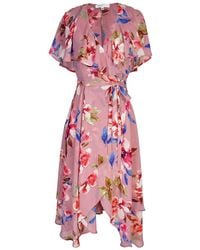 Jennafer Grace - Lanie Flutter Wrap Dress - Lyst