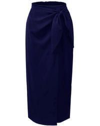 Smart and Joy - Wrap Skirt Tied On Side - Lyst