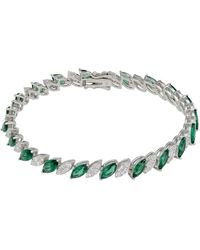 LÁTELITA London - Viscountess Tennis Bracelet Emerald - Lyst