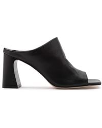 Ilvi - Geran Floater Leather Heeled Slide - Lyst