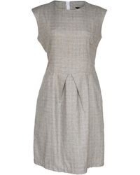 Le Réussi - Italian Wool Sleeveless Dress - Lyst