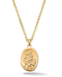 Dower & Hall - St. Christopher Talisman Necklace - Lyst