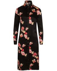 Sophie Cameron Davies - Peony Silk Midi Dress - Lyst