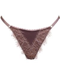 Noblesse Oblige - Mink Luna String - Lyst