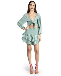 Ilvi - Melena Crop Blouse & Skirt Set - Lyst