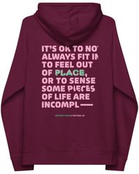 Anchor and Crew - Burgundy Five It's Ok Editions Organic Cotton Hoodie - Lyst
