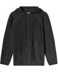 Weston Jon Boucher - Dune Ottoman Knit Luxury Hoodie With Silk & Wool - Lyst