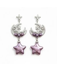 Ninemoo - Moonlit Bloom Star Pearl Earrings - Lyst