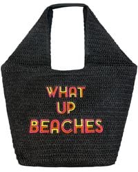 Lilly Loves - Neon What Up Beaches Beach Bag - Lyst