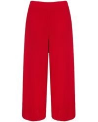 Cara & The Sky - Martha Wide Leg Knitted Trousers Co-Ord - Lyst