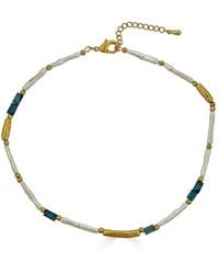 Loni Paul Jewelry - Biwa Pearl & Kyanite Necklace - Lyst