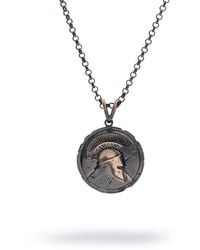Ebru Jewelry - Ancient Warrior Medallion Sterling Necklace - Lyst