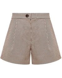 Mandragora - Houndstooth Shorts Retto - Lyst