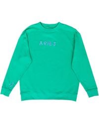 Quillattire - Mint 'Aries' Organic Cotton Sweatshirt - Lyst