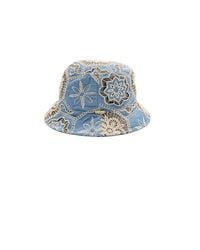 DORIA 1905 - Fabric Embroidery Bucket Hat - Lyst