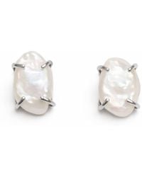 Pearl Code - Rozeta Sunrise — Ancient Symbol Keshi Pearl Earrings - Lyst